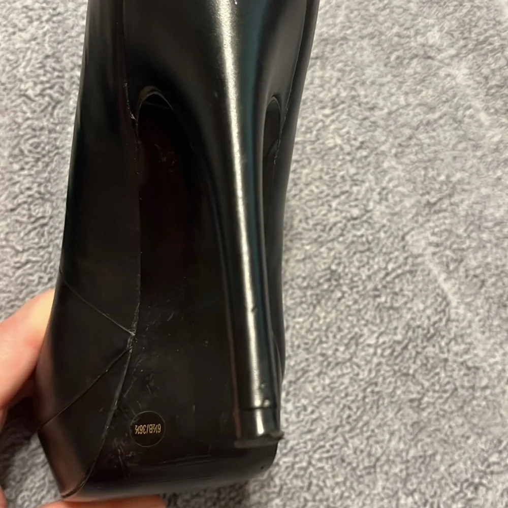 BCBGeneration Black Platform Heels
